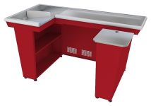 Кассовый бокс Марихолодмаш КБ-1,9-2Н двойной накопитель (красный)