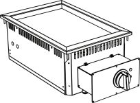 Жарочная поверхность встраиваемая Apach Chef Line SLDI7FTE4CR