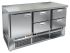 Стол холодильный HICOLD GNE 222/TN с бортом