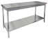 Стол нержавеющий разделочный центральный с полкой HICOLD НСО-15/7П