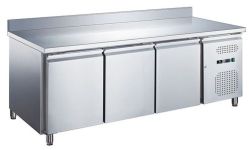 Стол с охлаждаемым шкафом Hurakan HKN-GN3TN-SB с бортом