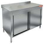 Стол производственный пристенный купе HICOLD НСЗК-12/6Б