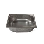 Гастроемкость без крышки нерж. GN-1/2 h-100