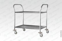 Тележка для сервировки ТДСп - 800*500*860 "Profi Inox", 2 уровня