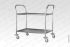 Тележка для сервировки ТДСп - 800*500*860 "Profi Inox", 2 уровня