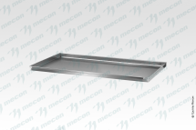 Противень для выпекания ПДВ - 600*400*20, нерж. сталь, сплошной, 4 борта