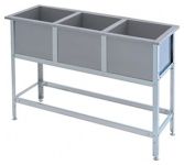 Ванна моечная Assum ВМС-П-3/500 (1800х600х850)