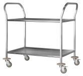 Тележка для сервировки ТДСп - 800*500*860 "Profi Ral", 2 уровня