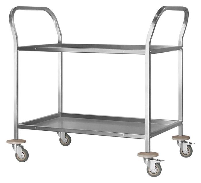 Тележка для сервировки ТДСп - 800*500*860 "Profi Ral", 2 уровня