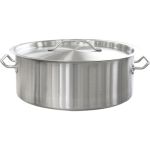 Кастрюля Roal 12л, 35х14 см, мерная шкала, индукция, нерж, тройное дно