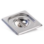 Крышка гастроемкости GN-1/6 нержавеющая 176х162 мм