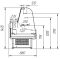 Витрины "Оптима-К 1,3" +1+6 кондитерская
