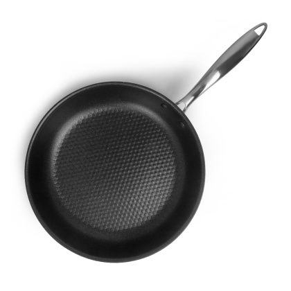 СКОВОРОДА с рифленым дном d=280/60 нерж. антиприг. покрытие, ИНДУКЦИЯ, LUXSTAHL